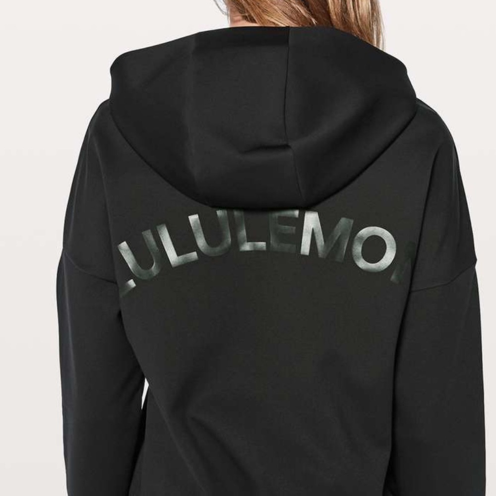 đNWT Lululemon Black Shaped Jacket Expressionâreceived as a gift, size 4 - Picture 3 of 5